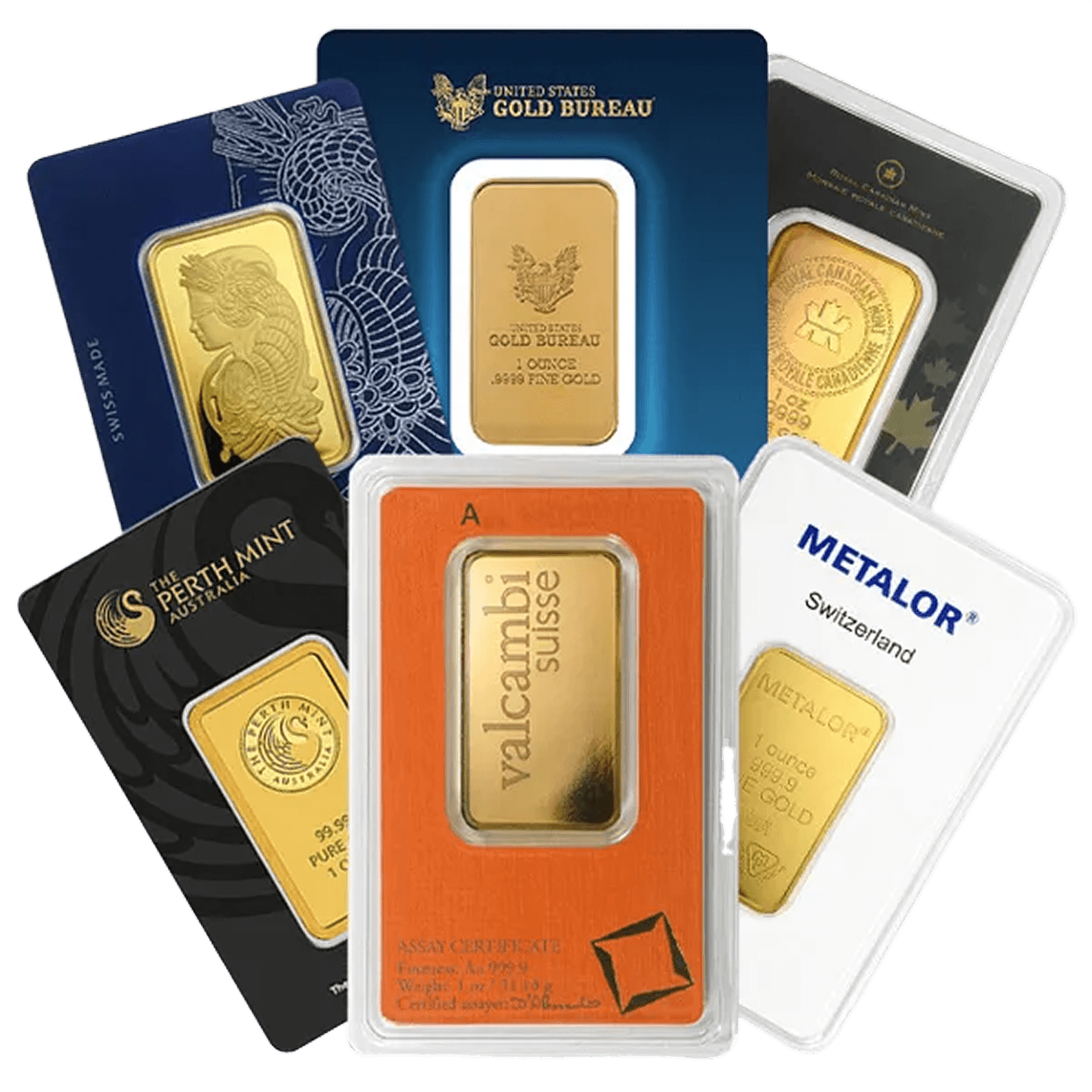 Gold bars collection